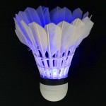 Outdoor Sports 4 Pcs/lot Colorful LED Badminton Feather Dark Night Goose Feather Shuttlecock Badminton Ball 8 Light Modes