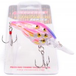 PROBEROS Ball Crankbait Bass Baits 9cm-3.54"/12.59g-0.44oz Crank Fishing Lures sold by 1PC 8 Color 4# Hook Fishing Tackle DXC003