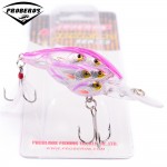 PROBEROS Ball Crankbait Bass Baits 9cm-3.54"/12.59g-0.44oz Crank Fishing Lures sold by 1PC 8 Color 4# Hook Fishing Tackle DXC003