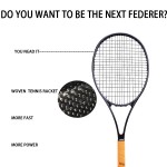 PS97 RogerFederer's favorite Tennis Racket Equipped with Bag, Woven Technology Carbon Fiber Tennis Racket Free Shipping