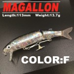 Perfect Bearking professional fishing lures,113mm/13.7g,each lot 5pcs different colors,equipped white or black hook,
