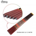 Pisfun 3.0-7.2M Stream Fishing Rod Carbon Fiber Telescopic Fishing Rod Ultra Light Carp Fishing Pole