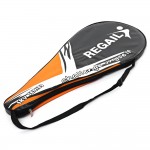 REGAIL Carbon Aluminum Alloy Frame Tennis Racket Regular Grade Unisex Tennis Racket Cellosilk Thread 2 Colors