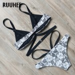 RUUHEE Bikini Swimwear Swimsuit Bathing Suit Women 2017 Sexy Lace Bikini Set Push Up Maillot De Bain Femme Beach Bandage Biquini