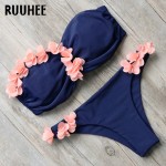RUUHEE New Design Bikini 2017 Swimwear Women Swimsuit Push up Floral Bikini Set Biquini Bathing Suit Maillot De Bain Beachwear 