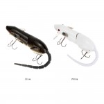 Rat Fishing Lure Plastic Mouse Lures Soft Baits 13.2cm 68g Mouse Lure Treble Hooks Fishing Tackle