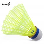 Regail 600 6pcs / Set Indoor Gym Exercise Outdoor Sport Nylon Badminton Ball