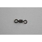 Rompin 50PCS Ball Bearing Swivel Solid Rings Fishing Connector 1CM Length Ocean Boat Fishing Hooks