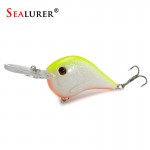 SEALURER 1PCS Fishing Lure Deep Swimming Crankbait 9.5cm 11.5g Hard Bait 5 Colors Available Wobbler Slow Floating Fishing Tackle