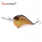 SEALURER 1PCS Fishing Lure Deep Swimming Crankbait 9.5cm 11.5g Hard Bait 5 Colors Available Wobbler Slow Floating Fishing Tackle