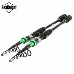 SeaKnight BASHER 2.1M/2.4M Spinning Telescopic Lure Fishing Rod 6SEC/7SEC Lure W.7-28g  Line W.6-20LB Super Spinning Fishing Rod