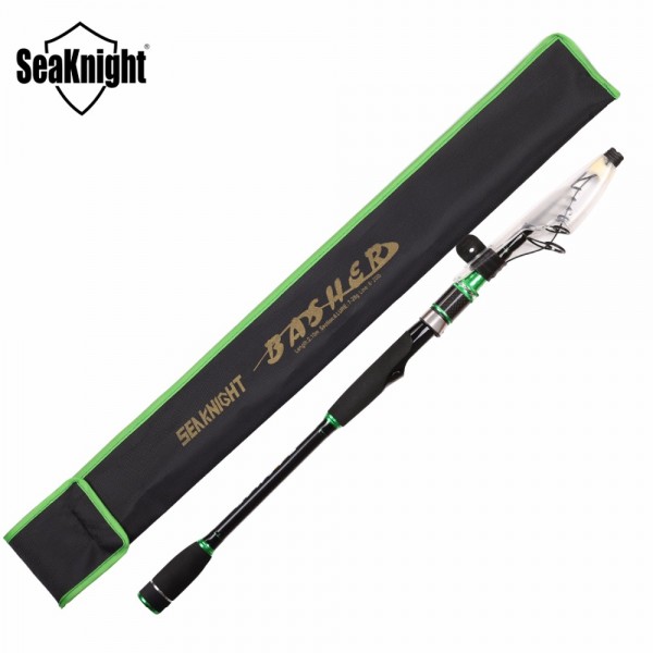 SeaKnight BASHER 2.1M/2.4M Spinning Telescopic Lure Fishing Rod 6SEC/7SEC Lure W.7-28g  Line W.6-20LB Super Spinning Fishing Rod