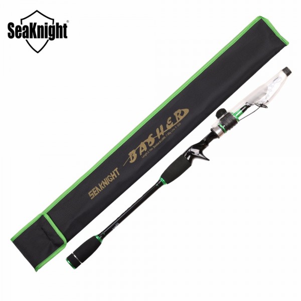 SeaKnight BASHER 2.1M/2.4M Telescopic Lure Fishing Rod Casting Type 7-28g Lure Weight Anti-scratch Paint Carbon Rod 6SEC/7SEC