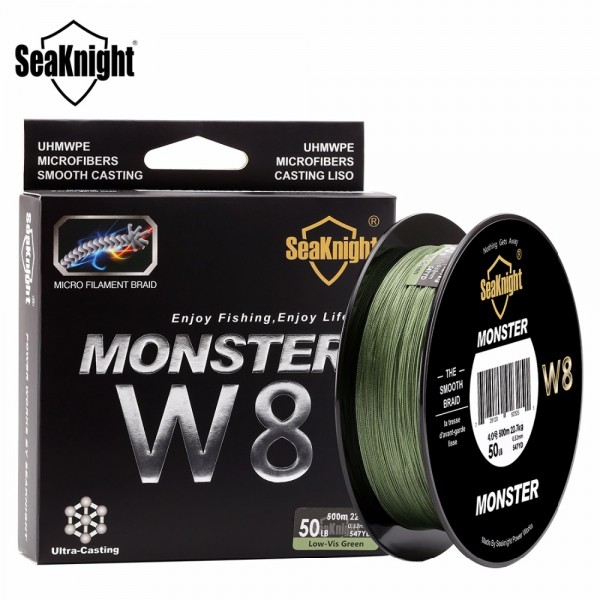 SeaKnight Braid Line 500M 8 Strands 0.16-0.50mm Super Strong 2017 New Braided Fishing Line For Sea Fishing Wide Angle Technology