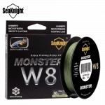 SeaKnight W8 300M 8 Strand Weaves Fishing Lines PE Braided Multifilament Fishing Rope Wide Angle Braided Technology 20-100LB 