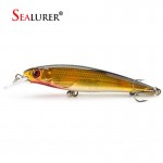 Sealurer Brand 1PCS Laser Minnow Fishing Lure 11CM 13G pesca hooks fish wobbler tackle crankbait artificial japan hard bait