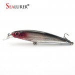 Sealurer Brand 1PCS Laser Minnow Fishing Lure 11CM 13G pesca hooks fish wobbler tackle crankbait artificial japan hard bait