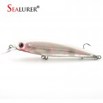 Sealurer Brand 1PCS Laser Minnow Fishing Lure 11CM 13G pesca hooks fish wobbler tackle crankbait artificial japan hard bait