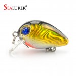 Sealurer Brand 1pcs 1.5g 3cm Topwater Crazy Wobbler Japan Mini Fly Fishing Crankbait Minnow Lure Floating Hard Baits 1pcs/lot