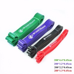 Set of 4 Natural Latex Athletic Rubber Resistance Bands set Gym Expander Crossfit Power Lifting Pull Up Strengthen Muscles