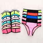 Sexy push up women swimsuit bikini set 2017 nylon brazilian beach female swimwear summer swim sport bathing suit clothes biquini