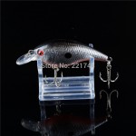 Special Offer New Arrival Hot Sale 1PCS Hard Crank Crankbaits Slow Floating Plastic Bait 3D Eyes Treble Hooks Fishing Lure Bass