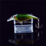 Special Offer New Arrival Hot Sale 1PCS Hard Crank Crankbaits Slow Floating Plastic Bait 3D Eyes Treble Hooks Fishing Lure Bass