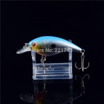 Special Offer New Arrival Hot Sale 1PCS Hard Crank Crankbaits Slow Floating Plastic Bait 3D Eyes Treble Hooks Fishing Lure Bass