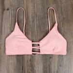 Strappy Bandage Snakeskin Pattern Bralette Swimsuit Women Swimwear Push Up Bikini 2016 Bathing Suit Brazilian Sexy Biquini E631 