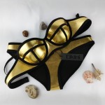 Swimwear Woman Neoprene Material Bikinis Women New Summer 2015 Sexy Swimsuit Bath Suit Bikini set Bathsuit Biquini Cikini