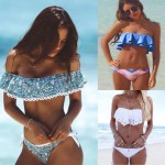 Swimwear Women Swimsuit Push Up Swimwear Female 2017 Sexy Bandeau Bikini Ladies Brazilian Beach Bathing Suit bandage Bikini Set 