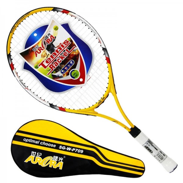 Tennis Racket Carbon Fiber Light Weight Tennes Racket Racquets Equipped with Bag Tennis for Children Adult Send 1 Overgrip L406