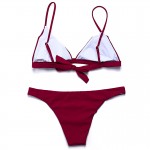 Trangel bikini 2017 women swimsuit bikini solid bikinis sexy brazilian bikini low waist swimwear swimsuits EG017