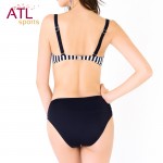 Underwire Swimwear Women 2016 Bikini Big Size Swimsuit Plus Size Vintage Sexy Large Size Bikini High Waist Push Up Bathing Suit