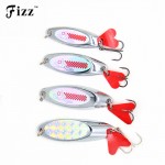 Upgraded Spoon Fishing Lure 10/14/21/28g Spoon Lures with Red Tail Treble Hook Metal Lure for Fishing Hard Bait Fly Fishing