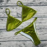 Velvet Bikini 2017 Sexy Micro Bikinis Women Swimsuit Bandage Swimwear Halter Top Brazilian Bikini Set Beach Bathing Suit Biquini