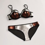 Women's New Sexy Bikini neoprene Swimwear Swimsuit Bath Suit Set Push Up High Quality 