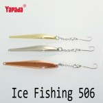 YAPADA Ice Fishing 506 Tongue 8g 66mm Multicolor Metal Jigging Spoon Fishing Lures