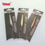 YAPADA Ice Fishing 506 Tongue 8g 66mm Multicolor Metal Jigging Spoon Fishing Lures