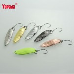 YAPADA Spoon 013 Loong Claw 2g/33mm Multicolor 6pcs/lot Metal Spoon Fishing Lures