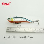 YAPADA VIB 811 Blade 14g 70mm Multicolor Heavier plastic fish Fishing Lures