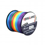 YeMuLang Brand Super Strong 300M 4 stands Multifilament PE Braided Wire Fishing Line For Fishing Tools Ponds Fly Fishing Thread