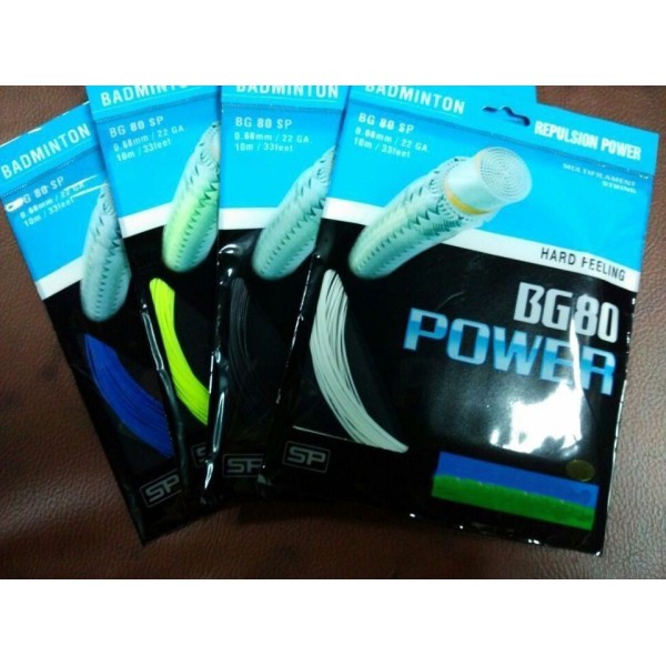 badminton string BG80 POWER 10m*0.7mm   free shipping 5 pieces/lot