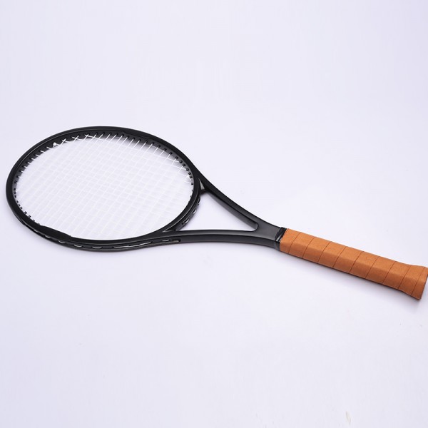 blx95/blx90 RogerFederer Black Tennis Racket Equipped with Bag Foamed Handle Glue 100% Carbon Fibre Frame  Free shipping