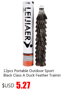 -LYDOO-12pcs-Portable-Black-Goose-Feather-Training-Badminton-Shuttlecocks-Outdoor-Sport-Accessories-32690244340