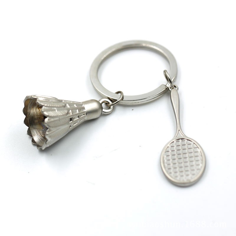 1-PC-High-Quality-Alloy-Creative-3D-Badminton-Keychains-Racket-Keychain-Shuttlecock-Key-Rings-Sports-32753384307