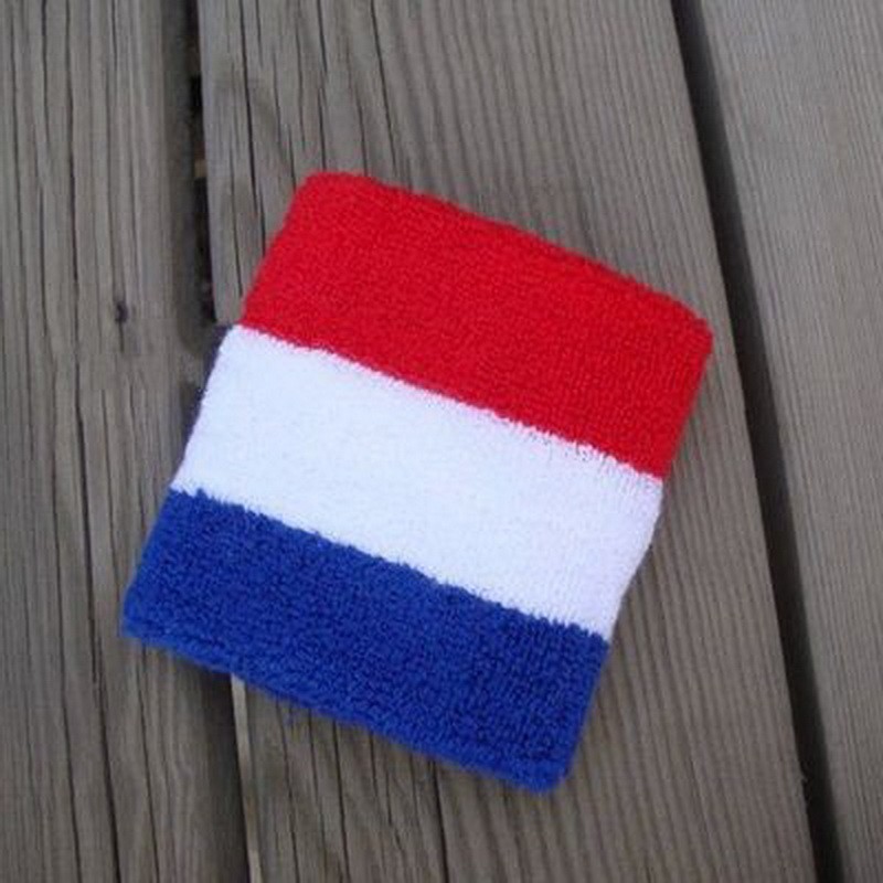 1-Pair-New-Cotton-Striped-Wristband-Sport-Sweatband-Gym-Badminton-Padel-Tennis-Wrist-Brace-Carpal-Tu-32258807839