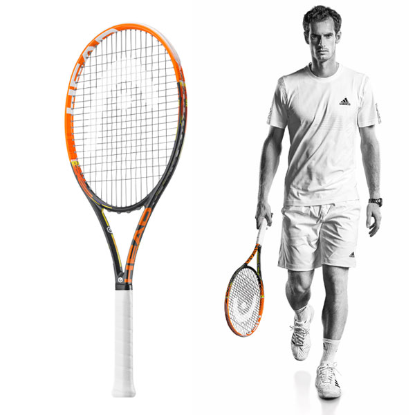 100GenuineHeadMurrayYtGraradicalL4MpFullCarbonTennisRacketRaqueteDeTenisStrung-32792289569