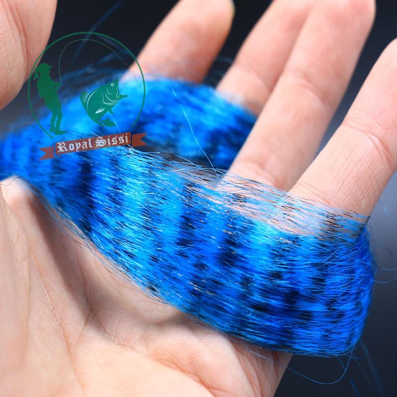 10Packs-10Colors-Assortment-Fly-Fishing-zebra-stripsampveins-pseudo-hair-Fibers-Black-barred-Synthet-32555973268