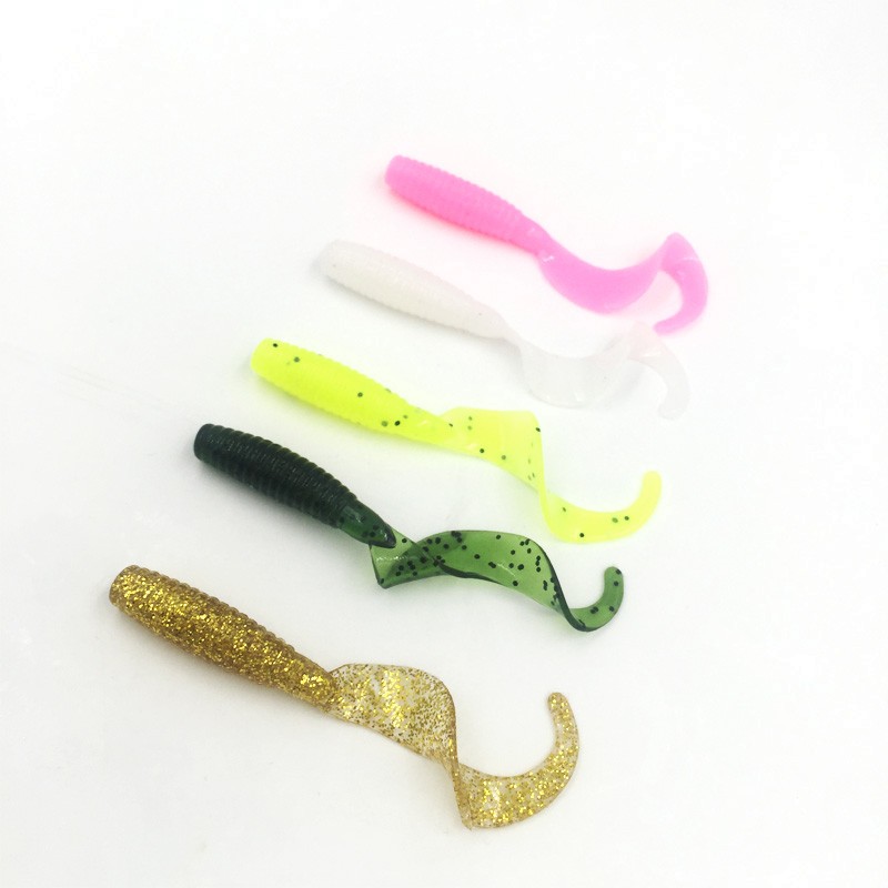 12-pcs--bag-Artificial-Curly-Tail-Maggot-Grub-Worm-Fishing-Lures-Soft-Grubs-smell-65cm-182g-for-Sea--32688112788